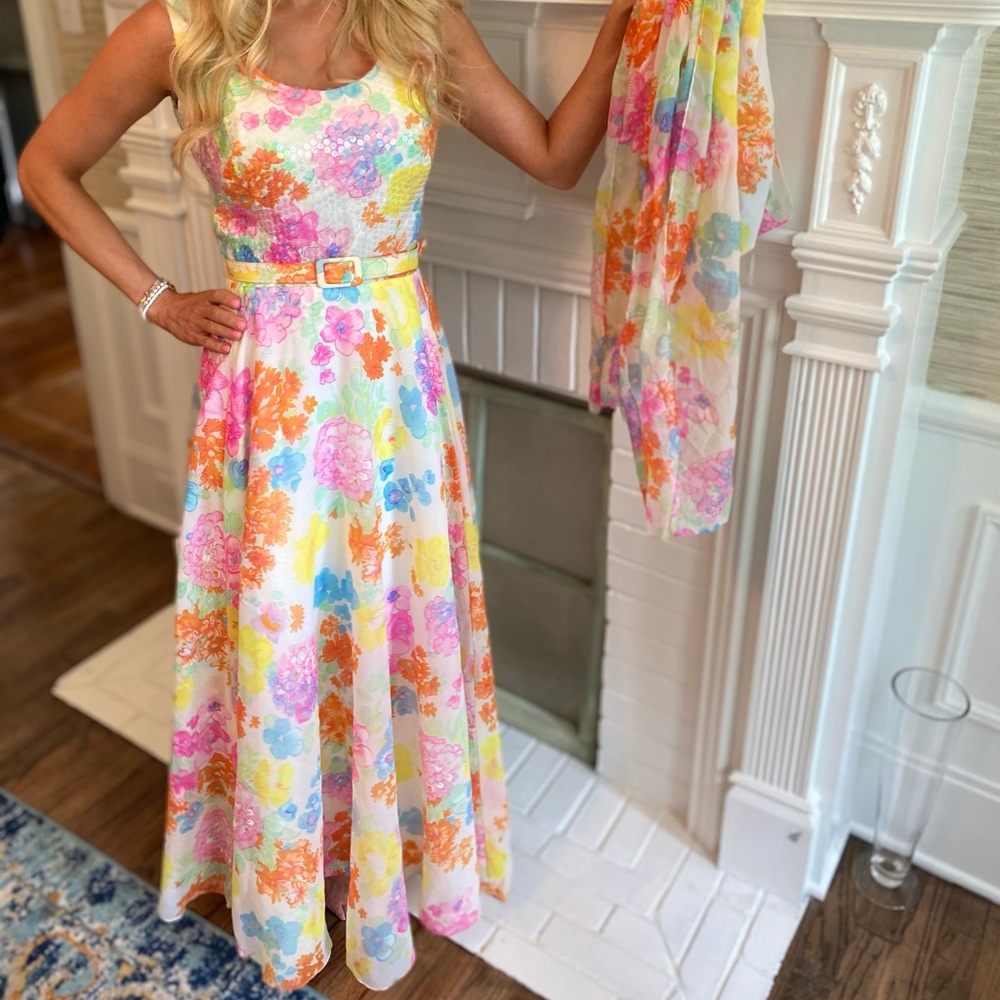 Nat Kaplan Couture Vintage Dress